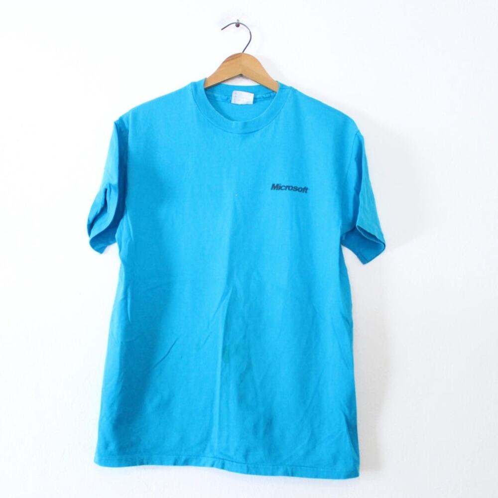 Vintage Microsoft Computer Software Club T Shirt Large
